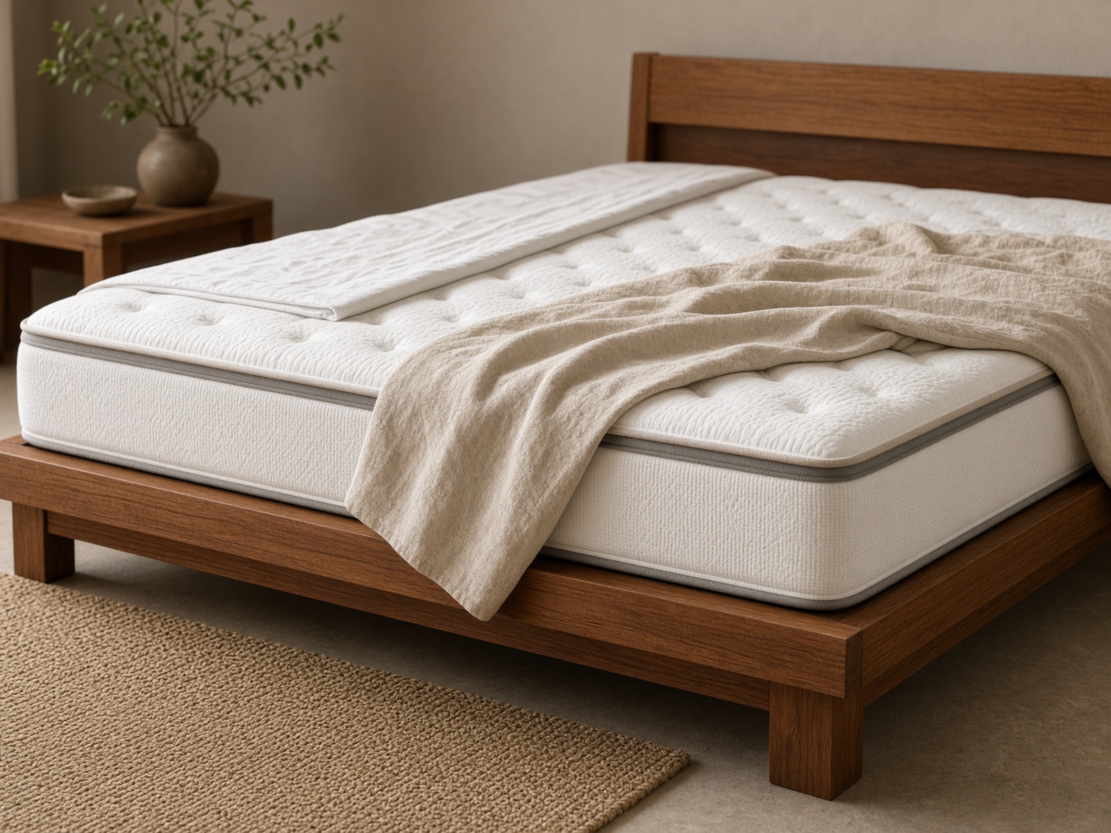 Mattresses and Pillows at Kukreja Furnishings showroom near Sai Chowk, Pimpri